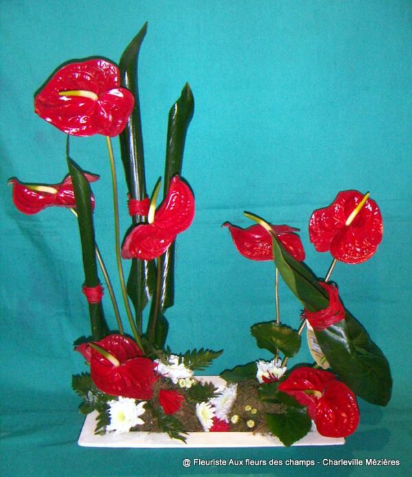 Votre fleuriste Aux Fleurs des Champs propose des bouquets et des compositions florales avec livraison sur Charleville Mézières et les Ardennes