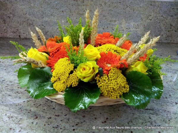 Votre fleuriste Aux Fleurs des Champs propose des bouquets et des compositions florales avec livraison sur Charleville Mézières et les Ardennes