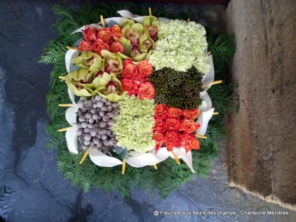 Votre fleuriste Aux Fleurs des Champs propose des bouquets et des compositions florales avec livraison sur Charleville Mézières et les Ardennes