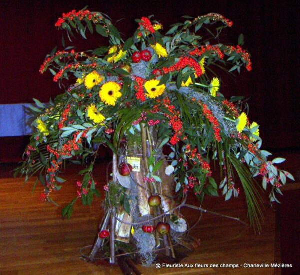 Votre fleuriste Aux Fleurs des Champs propose des bouquets et des compositions florales avec livraison sur Charleville Mézières et les Ardennes