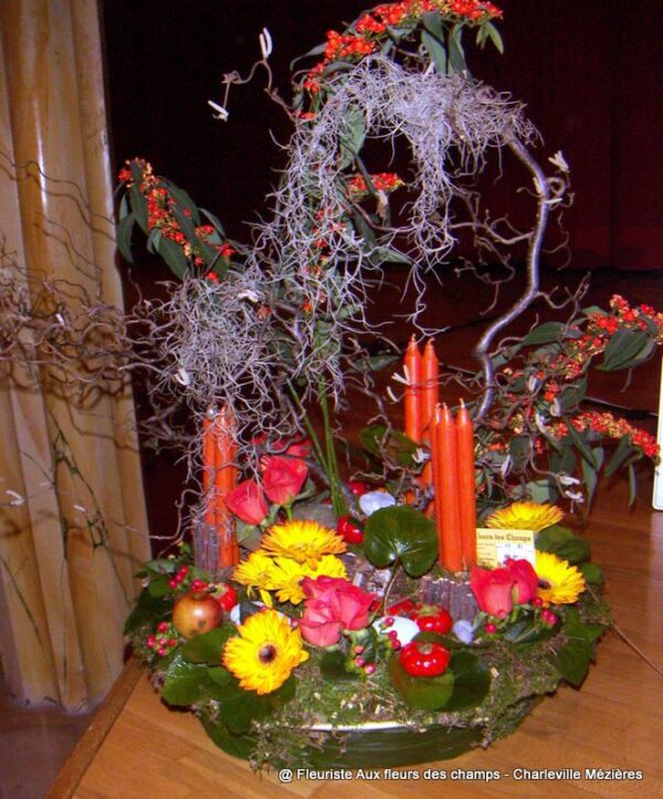 Votre fleuriste Aux Fleurs des Champs propose des bouquets et des compositions florales avec livraison sur Charleville Mézières et les Ardennes